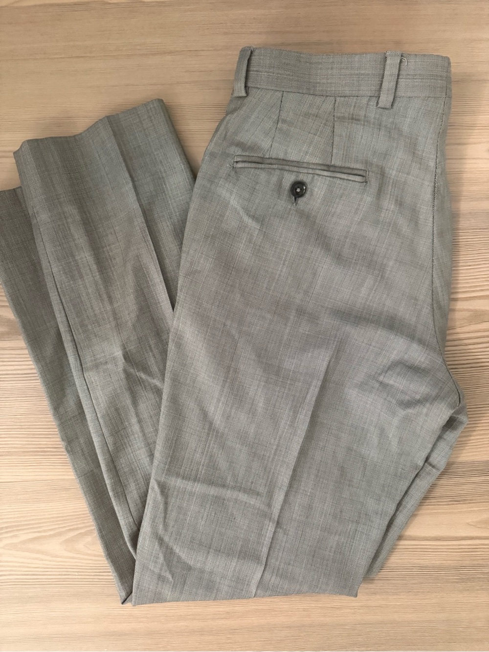 Ted Baker Men's Light Gray Dress Pants